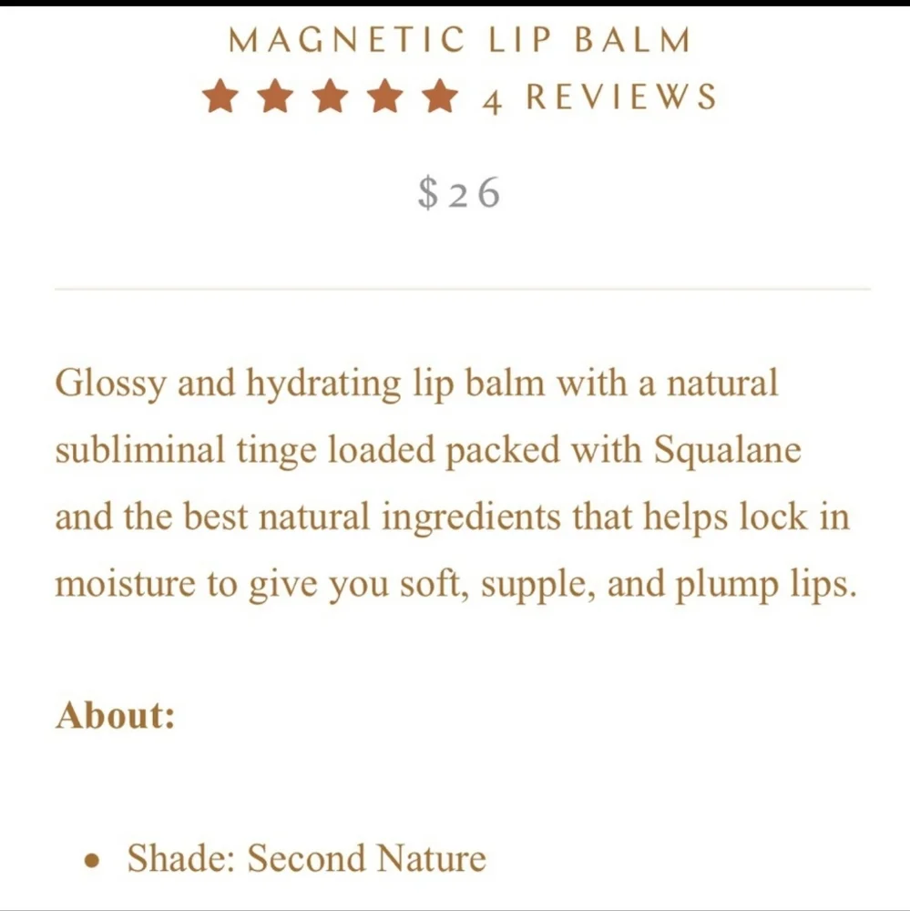 NEW Full Ritual Magnetic Balm - Picture 5 of 7
